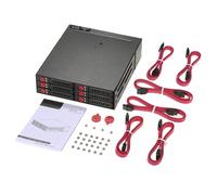 Annadue Six Bay Mobile Rack with Cooling Fan for 2.5in HDD SSD