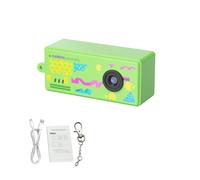 Annadue Small Digital Camera Keychain, 0.96 Inch Screen 1080P Video, 5 Retro Filters, 130° Wide Angle Camera for Travel Party (Green)