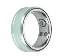 Annadue Smart Ring Sleep Tracker Fitness Tracker Ring Multifunctional Ring IP68 Waterproof Bluetooth Health Smart Ring With Thermometer, Step Counter, Camera Remote (Green)