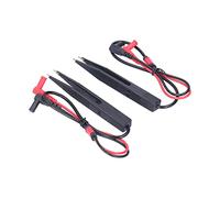 Annadue SMD Test Clip, Multimeter Test Tweezers Lead, Capacitance and Inductance Probe, SMD Chip Tweezers for Meter, Portable Patch Clip Ideal for Electronic Repair