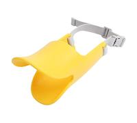 Annadue Soft Duck Mouth Muzzle, Anti Bite Dog Mouth Cover with Adjustable Straps, Anti Called Muzzle for Small Medium Dogs, Breathable Cover for Grooming Walking (yellow #00)