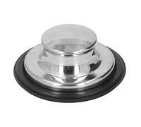 Annadue Stainless Steel Kitchen Sink Stopper, Rubber Sealing Sink Plug Garbage Disposal Stopper 86mm OD, Strainer Cover for Kitchen Drain