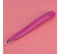 Annadue Staple Remover Pen Magnetic Head for Office Use (Rose Red) | Magnetic Tip, Ergonomic Grip, Labor Saving Lever, Desktop Stationery, Soft Touch Finish