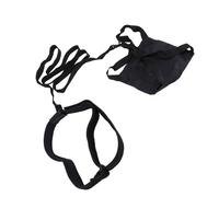 Annadue Swim Parachute Set, Swimming Resistance Training Belt with Drag Chute, Strength Training Parachute for Kids Adults Pool Ocean (Black)