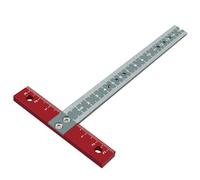 Annadue T Square Ruler Aluminium Alloy Metal Woodworking Drawing Crafting Drafting Tool with Scale for Architect