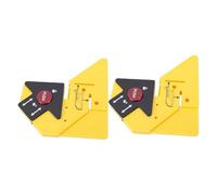 Annadue Trim Carpentry Auxiliary Tool with Tape Measure Slots and Rare Earth Magnets for Easy Jamb Openings Measurement