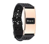 Annadue Ultra Slim Smart Band with Bluetooth 5.3, IPX8 Water Resistance, Supports Multiple Workout Modes, Health Tracking, Smart Connectivity, Comes with a Companion App (Gold)