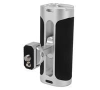 Annadue Universal Side Handle for 1/4" Threaded Holes, Portable Camera Cage Handle for Left or Right Hand, Adjustable, with Built-in Cold Shoe & 1/4 Inch Threaded Hole