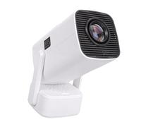 Annadue Upgrade HY300 ULTRA Mini Projector with WiFi and Bluetooth, 4K Support Smart Portable Projector with Android 13.0, Auto Keystone, 210 Degree Rotation, Home Video Projetor (UK Plug)