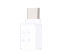 Annadue USB C to 3.5mm Headphone Adapter, 32 Bit 384kHz HiFi DAC Type C to Headphone Jack Dongle with Inline Controls, for S24 S23 S22 S21 16 15 9 8 7 Series (White)
