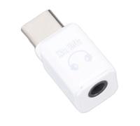 Annadue USB C to 3.5mm Headphone Adapter, HiFi DAC with 32Bit 384KHZ Sampling, Zinc Alloy Build, Inline Control, for 16 Pro, SMGalaxy S24 Series (White)