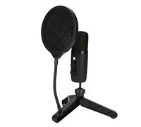 Annadue USB Condenser Microphone, Computer Mic PC Recording Mic with RGB Lighting Cardioid Pickup One Key Mute Noise Reduction for Streaming Podcasting Gaming Meetings