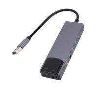 Annadue USB Sound Card, External Stereo Sound Card Compact 5.1 Channel Optical SPDIF USB Adapter for, Mac OS9.1, PC, Laptop, Desktop, Headset, and More