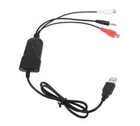 Annadue USB Sound Card, USB Card, 3.5mm Port AV Interface Cassette Tape to MP3 Converter