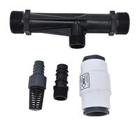 Annadue Venturi Fertilizer, External Thread Fertilizer Injector with Check Valve, Irrigation Tool for Garden Lawn