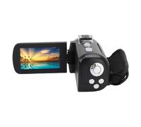Annadue Video Camera Camcorder, 4K 64MP HD Digital Vlogging Video Recorder, 3.0 Inch 270 Degree Rotation LCD Screen, with LED Fill Light 4800mAh Battery, for Travel