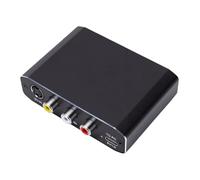 Annadue Video Capture Card AV S-Video HDMI to USB for VHS DVD PC | 3 inputs: AV, S-Video, HDMI. HDMI Loop-out, USB-C capture. 2560x1440@30Hz, 1080P@60Hz, NTSC/PAL. Aluminum alloy.
