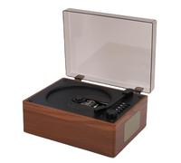 Annadue Vintage CD Player, Bluetooth 5.1 Portable Wireless CD Player with Double Speaker, Remote Control, Lossless Sound, Multiple Inputs, for Home Car Music Listening (Brown)