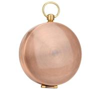 Annadue Vintage Pocket Compass with Metal Copper Flip Cover, Portable