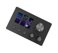 Annadue Visual Stream Controller with 6 Customizable Keys, 3 Buttons and 3 Knobs for Content Creators Gaming Shortcut Keyboard Deck (Black)