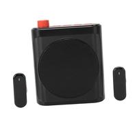 Annadue Voice Amplifier for Teacher, 15W Bluetooth 5.4 Noise Reduction Portable Rechargeable Mini Voice Amplifier with Magnetic Lavalier Mic for Speech Class Training Tour Guide (Black)
