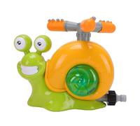 Annadue Water Sprinkler Baseball Toy for Kids, 2 Nozzles 360° Rotating Snail Sprinkler, Adjustable Spray Range Summer Outdoor Water Sprayer for Backyard Garden Lawn Family Fun