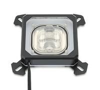 Annadue Waterblock Liquid Cooler for CPUs | Copper Base Plate, RGB Diffuse Light Effect, Manual Color Controller, Acrylic Aluminum Alloy, G1/4 Interface