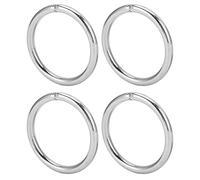 Annadue Welded Round Rings 4x40mm, 10 Pack 304 Stainless Steel