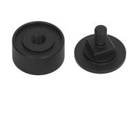 Annadue Welding Hood Pipeliner Helmet Fastener, Aluminum Alloy Headgear Replacement Parts, Pipeliner Welding Helmet Accessories for Hoods (Black)