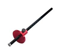 Annadue Wheel Marking Gauge, Aluminum Alloy Scriber, Woodworking Mortise Parallel Scribing Tool for European Style Carpentry