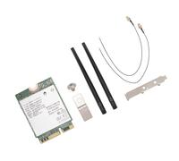 Annadue WiFi 7 Card, BE200NGW Network Card, Tri Band 2.4G 5G 6G, 574Mbps 2400Mbps 5800Mbps, BT 5.4 MU MIMO Internal Wireless Adapter for Desktop Laptop (WiFi 7 with Antenna and Bracket)