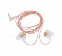 Annadue Wired Gaming Earbuds with Mic, HiFi Deep Bass 3.5mm IEM Gaming Headphone 11mm Dynamic Driver for Video Music and Calls (White)