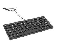 Annadue Wired Korean Keyboard, 78 Keys Spill Proof USB Plug and Play Slim Lightweight Keyboard, with Inclined Angle for PC Laptop