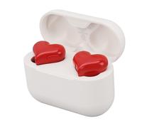 Annadue Wireless Earbuds, Bluetooth 5.3 Earphones, Heart Shaped Cute Earbuds, Noise Cancelling HiFi Stereo, in Ear Headphones for Music Calling