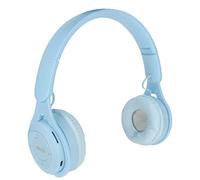 Annadue Wireless Headphones for Kids, Cute Over Ear Bluetooth Headset with Deep Bass, Foldable Stereo Headset, Built in Mic, for Kids Girls Boys Adults (Blue)