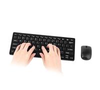 Annadue Wireless Keyboard Mouse Set with Cover | Slim Compact Design, 2.4GHz Plug and Play, 78 Key Layout, Infrared Sensor Mouse, Energy Saver