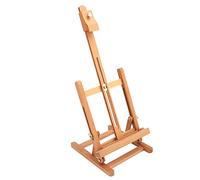 Annadue Wooden Tabletop H Frame Easel, Adjustable Artist Display Stand