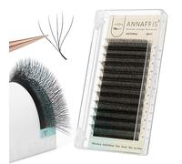 ANNAFRIS 5D W Premade Fan Lash Extension 0.07 LU Curl 8-15mm Pre Made Russian Volume Eyelash Hand Woven Lash Soft Faux Mink False Lashes(5D W 0.07 LU 8-15mm)
