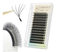 ANNAFRIS Eyelash Extension 2Tips 5D WW Lash Extension 0.07 C 9-13mm Mix Eyelash Premade Fan 5D Lashes Volume Eyelashes(2Tips-5DW 0.07C 9-13Mix)