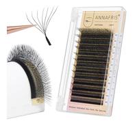ANNAFRIS Eyelash Extension W 7D 0.07 D 14mm Premade Fan 7d Lashes Extension W Lashes Russian Volume Eyelashes(7D,0.07D,14mm)