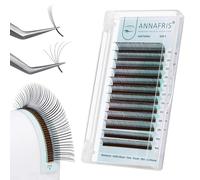 ANNAFRIS Eyelash Extensions Easy Fan 5D Flower Lash 0.07 C 9mm Individual Lash Extensions Premade Fans Lash Volume Eyelashes(Flora-5D 0.07C 9mm)