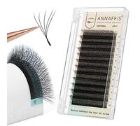 ANNAFRIS Premade Fan Lash Extension 5D W 0.07 C Curl 14mm Pre Made Russian Volume Eyelash Hand Woven Lash Soft Faux Mink False Lashes(5D,W,0.07,C Curl,14mm)