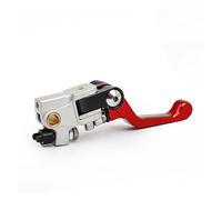 ANNAKETZPW Brake Clutch Motorcycle 360° CNC Labor-Saving Anti-Slip Folding Handlebars Brake Clutch Levers for CR125R for CRF250 for CR500R for CRF250R Clutch Lever(Red Brake Handle)