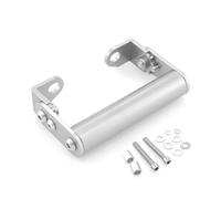 ANNAKETZPW Dashcam Bracket For Small For Displacement For Off-road Motorcycle Phone GPS Navigation Bracket Mount Holder Support Extension Bar Phone Hold Stand(Silver)