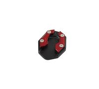 ANNAKETZPW Motorbike Bracket Expander For NMAX For AEROX155 For Nvx155 For XMAX 300 Motorcycle Kickstand Side Stand Extension Pad Enlarger Plate Motorcycle Side Stand Extension(Red)
