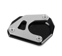 ANNAKETZPW Motorbike Bracket Expander Motorcycle Accessories Kickstand Foot Side Stand Extension Pad Enlarger Support Plate FOR 390 ADVENTURE 2020 2021 Motorcycle Side Stand Extension(Silver)