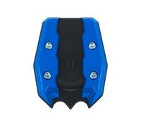 ANNAKETZPW Motorbike Bracket Expander Motorcycle Foot Side Stand Enlarger Plate Aluminum Side Kickstand Extension Pad Support Accessories For NMAX155 Motorcycle Side Stand Extension(Blue)