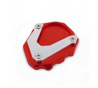 ANNAKETZPW Motorbike Bracket Expander Motorcycle Foot Side Stand Enlarger Plate Kickstand Enlarge Extension Plate Pad For BMW For R1200RT 2004-2012 2013 Motorcycle Side Stand Extension(Red)