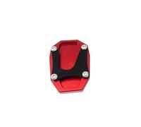 ANNAKETZPW Motorbike Bracket Expander Motorcycle Side Stand Foot Enlarger Plate Pad Kickstand For Ducati For Multistrada V4 For V4S Sport 2021 2022 Motorcycle Side Stand Extension(Red)