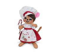 Annalee Candy Cane Lane Girl Mouse, 6 inch Collectilbe Figurine